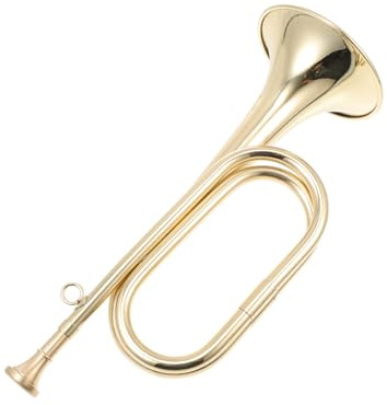 FOMIYES Tromba per Studenti Principianti in Ottone Dorato Suono Forte e Resistente, Strumento Musicale Educativo, per Feste, Scuola e Attività Musicali Junior