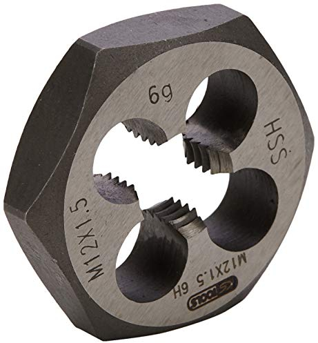 KS Tools 333.0038 HSS Sechskant-Schneidmutter MF, M12x1,5