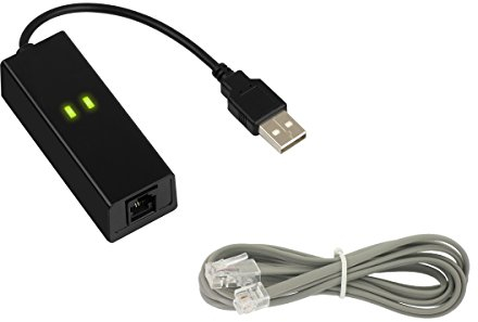 KALEA-INFORMATIQUE Adaptateur Fax Modem 56K sur Port USB avec Prise RJ11. Chipset CONEXANT