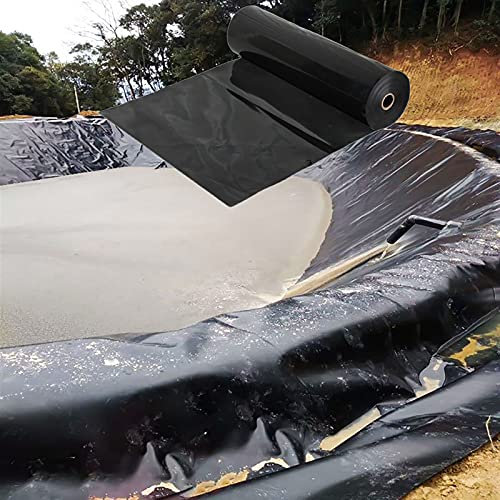 QQXY Teichfolien,HDPE Membranverstärkte Garantie Landschaftsbau Wasserdichtes Liner Cloth, Gartenpoolmembran wasserdichte Fischteichfolien für Reservoir River Slope Waterfalls