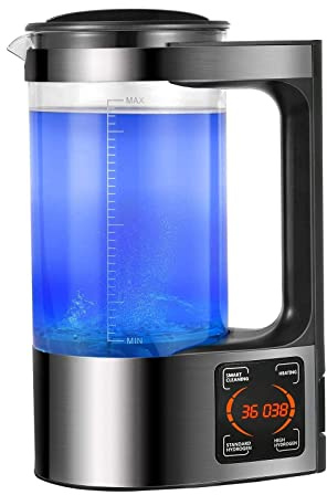 [Upgraded Version]BDYING Hydrogen Water Generator with New SPE and PEM Technology,2L Large Capacity Hydrogen Alkaline Water Pitcher Maker Machine,Make Hydrogen Content up to 1500 PPB