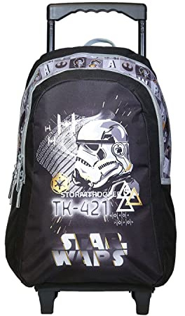 Bagtrotter Sac à dos à roulettes Disney Star Wars Noir