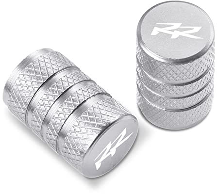 Couvercle De Capuchons De Tige De Valve De Pneu De Roue De Véhicule CNC De Moto pour X-Trainer RR RS 4T RR2T 250 300 350 400 390 430 450 498 430 480 Couvercles Bouchon ​RéServoir (Couleur : Silver)