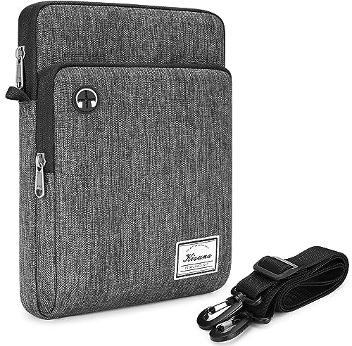 KIZUNA Tablet Tasche 10 Zoll Hülle Tablettasche Sleeve Für 11 iPad Pro M2/iPad 10.9, iPad(10 Generation)/10.5 Surface Go 3/10.4 Galaxy Tab S6 Lite/10.95 MatePad 11/Laptop Case Bag,Grau