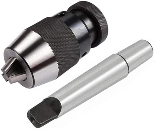 Mandrino autoserrante per tornio trapano a colonna 5-20mm Mandrino Autoserrante Senza Chiave con attacco Conico MT4-B22