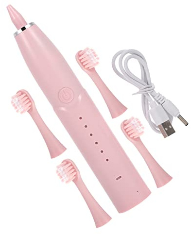 FOMIYES Elektrische Kinderzahnbürste Tragbar Wasserfest Abs Mikrofaser Material Sanfte Bürstenköpfe Spielerisch Zahnpflege Für Babys Haushalt