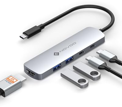 NOVOO R5CPD 5-in-1 USB C Hub
