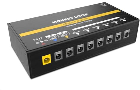 MONKEY LOOP Mega Power 8 Fuente Alimentación para Pedales