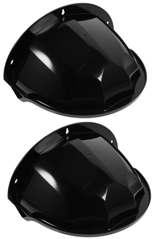 HOMSFOU Outdoor Camera Protection Cover with Sunshade and Weatherproof Rain Roof 11.41X8.26X5.11In Dustproof Shield for Security Cameras 2-Pack