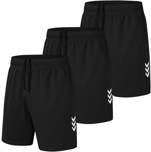 kuzwufs Herren Sporthose Kurze Atmungsaktive Gym Fitness Hosen Dry Fit Lauf Shorts Training Running Funktionsshorts