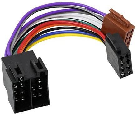 GERUI Radioadapter kontakt, bilradio kontakt uttag, universell radioadapter uttag, förlängning radio adapter kontakt universell adapter för nästan alla andra fordon