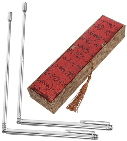 POPETPOP Baguettes Sourcier Acier Inoxydable Flexible et Détachable pour Détection Feng Shui pour Trouver Eau Métaux et Trésors Outil Pratique et Élégant pour Radiesthésie