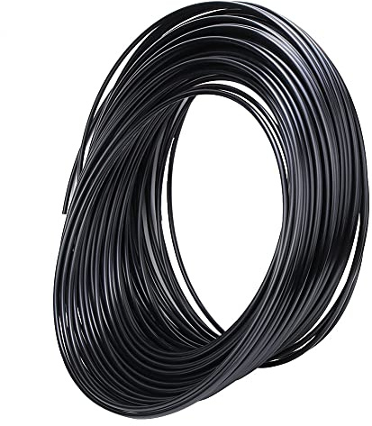 Tuyau d'Air Haute Pression 100m 6x4mm | Tube Pneumatique en Nylon Noir pour Air, Huile, Eau | Flexible, Durable & Résistant à la Chaleur pour Compresseur