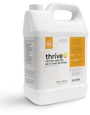 Thrive S Shrimp Specific All in One Aquarium Fertilizer – 4000ml Liquid Plant Food – Comprehensive nutrients – Aquarium Nutrition – Convenient to Use – Concentrated Aquarium Plant Fertilizer