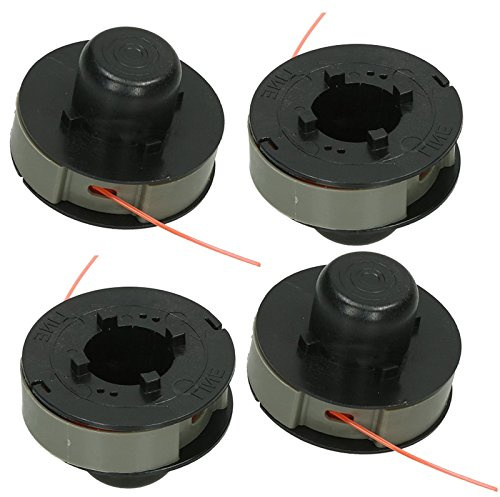 SPARES2GO Line and Spool for Qualcast GGT250 GGT2501 Grass Trimmers Strimmer (6m, Pack of 4)