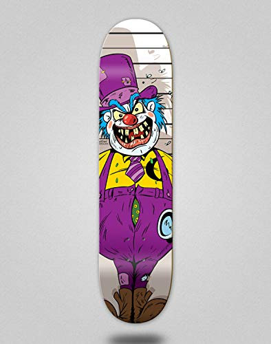 Monopatín Skate Skateboard Deck Tabla Glutier Villain Krusty (8.125)