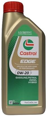 LUBRIALPHA - EDGE 0W20 V Olio Motore | Adatto per Benzina, Diesel, Ibridi | Specifiche ACEA C5, Volvo VCC RBS02AE | Con Fluid TITANIUM | 2x1L