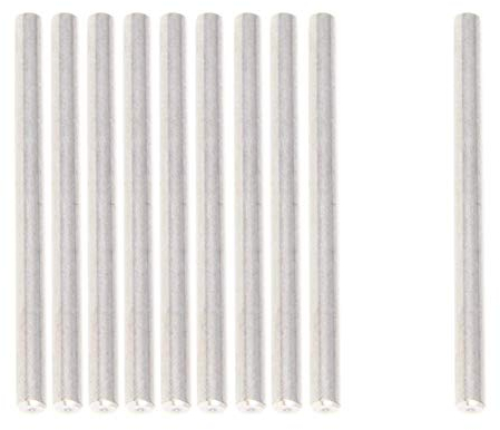 MroMax 10 Stück 4 mm x 60 mm Dübel aus 304 Edelstahl Holz Etagenbett Dübel Pins Regalstifte Stützregale Silber Ton