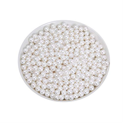 SLHEQING Make up Organizer Beauty Organizer Schmuck Pinselhalter Gold, Glas Kosmetik Aufbewahrung (Perle Weiß 200g)