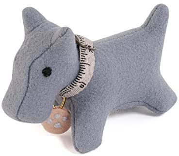 Hobby Gift Neuheit Nadelkissen aus weichem Stoff, Scotty Dog Grey | Dekoratives Nadelkissen in Hundeform aus weichem Stoff, stabil gefüllt, ideal für Nadeln und als charmantes Nähzubehör