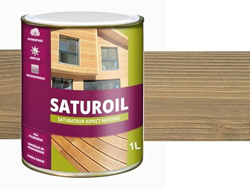 SATURATEUR - HYDROFUGEANT : SATUROIL-Terre d'Ombre-Bidon de 1 l