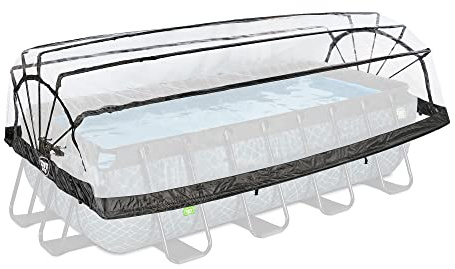EXIT Toys Poolabdeckung 400x200cm - Universell für Rechteckige Pools - Hält Wasser Warm und Sauber - Einfache Montage - Robuste, Hochwertige Konstruktion - Geeignet für EXIT Pools und Andere Modelle