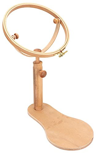 Stickständer aus Holz, um 360° Verstellbarer, Drehbarer Stickrahmenständer, Tisch, Freihändiger Stickrahmenhalter Für Heimwerkerarbeiten