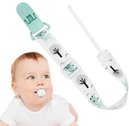 Schnullerband, Schnuller mit Clip | Schnuller-Beißriemen, Anti-Drop-Leine-Beruhigungshalter - Leine Halter, Universalhalter Leine für Beißspielzeug Beißringe, Schnullerschnur -