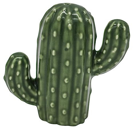 Mikinona Cactus Toothpick Box Ceramic Toothpick Jar Plant Adornment Decorative Can for Bathroom Holder Small Cactus