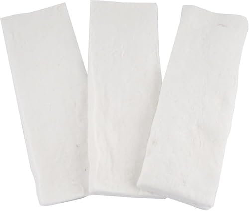 Daaxing Confezione da 3 spugne in lana di ceramica per stufe da tavolo, per caminetti a bioetanolo e combustibile senza sfiato (30 x 10 x 1,5 cm)