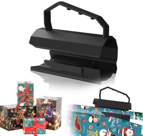 Forhandy Geschenkpapier Schneider, Geschenkpapier Rollenschneider mit Griff Geschenkpapier Schneider für Rollen Tragbare Papierschneider Geschenkpapierschneider für Weihnachten Geburtstag DIY Geschenk