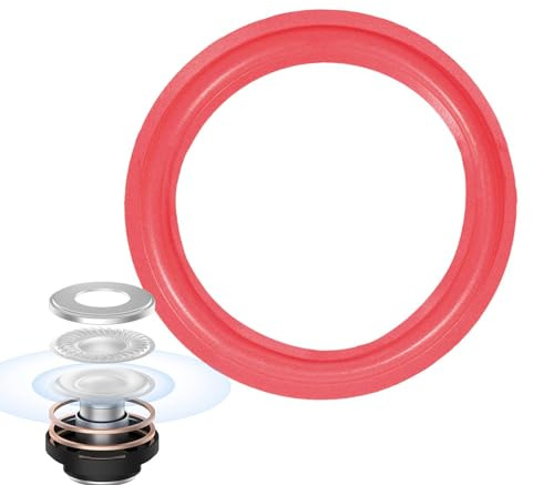 Espuma envolvente para altavoz, borde de espuma para altavoz - Piezas de repuesto de cuerno de anillo plegable elástico | Kit de reemplazo de borde simple, anillos envolventes, borde de caja de b