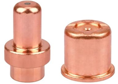 20/40 STÜCKE Plasmaschneider for Trafi-met CB50 CP50 LT50 LT 50 LT-50 Taschenlampenelektrodenspitze Düse for Versa-Cut 40amp Verbrauchsmaterial(40PCS)