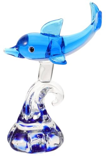 HOLIDYOYO Delfinfigur Filigrane Delfinskulptur Meerestierornament Tischdekoration Mittelstück Für Wohnraumdekor