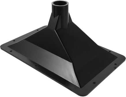 NUOBESTY Adaptateur de Haut-parleur Cornet à Filetage Interne 26 Mm en Plastique Noir pour Enceinte Extérieure et Scène, Compatible Polyvalent pour Conférence et Cabinet Audio