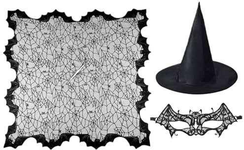Sghtil Hexen-Spinnennetz-Umhang, Halloween-Kostüm, Damen-Outfits für Brautfoto, Herbst, Gothic, Vampir, Geist, Urlaub, Festival, Cosplay