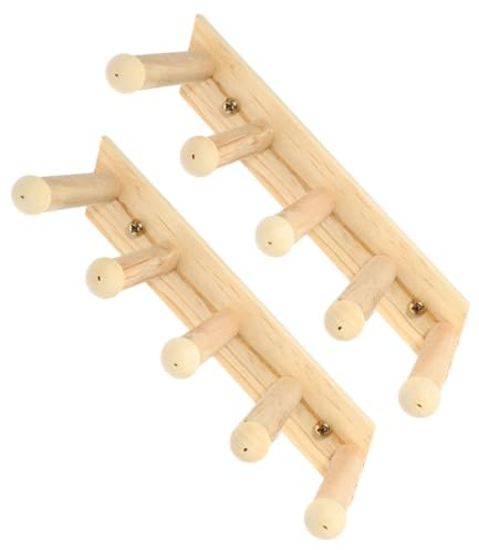 Homoyoyo 2 Stück Katzentreppe aus Kunststoff für Wohnungskatzen Sichere und Stabile Wandmontage Beige Katzenleiter mit 5 Stufen für Indoor Katzen zum Klettern und Ausruhen
