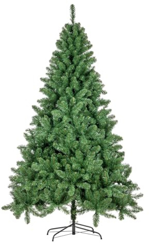 Nataland Albero di Natale Artificiale Verde Modello Monviso Altezza 270 Cm, Abete Super Folto con Effetto Realistico e Rami Con Aghi Anticaduta