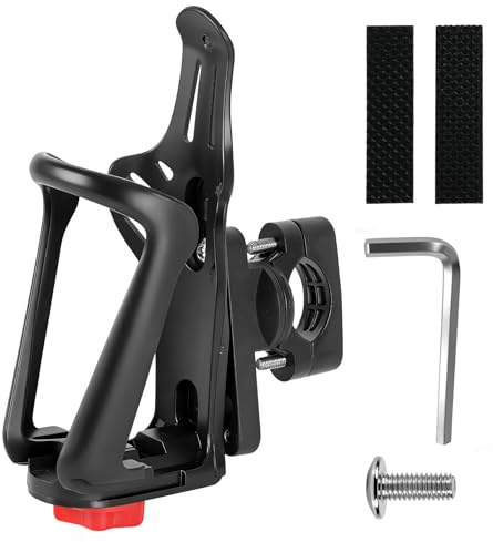 UICCVOKK Flaschenhalter Fahrrad, 46-75mm Verstellbare Größe Getränkehalter Fahrrad für E-Bikes, E Scooter, Rennrad, Motorrad,Fahrräder