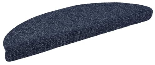 YunCangg Alfombrillas autoadhesivas para escalones, 20 unidades, color azul, 56 x 17 x 3 cm, antideslizantes, para escaleras interiores y de caracol, protección, seguridad, sonido, lavables