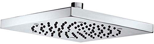 SOFFIONE CUBE Quadrato AUTOPULENTE 210x210 mm CON SNODO BOSSINI CROMATO