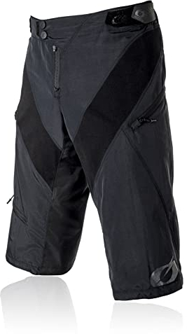 O'NEAL Generator Shorts I MTB Hose Herren kurz MTB DH Downhill FR Freeride I Mountainbike Hose schnelltrocknend I Radlerhose Herren mit Druckknopf Verschluss I Schwarz I Größe 30/46