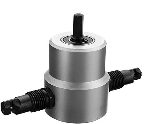 Tool Double Head Sheet Metal Nibbler Cutter Holder Tool Power Drill Attachment Drill attachment