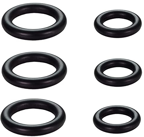 2 Ersatz-Schutzgummis für Türstopper | verpacken 3 Einheiten | Kompatibel mit Mod. I-164 | Originalersatzteil | Schwarzer Gummi aus Natursilikon| EVI Herrajes