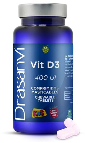 AMAZON VITAMINA D3 KIDS 400 UI 60 COMPRIMIDOS MASTICABLE DRASANVI