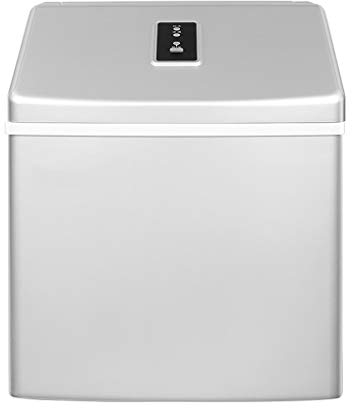 TEmkin Portable Ice Maker Machine for Countertop 33 Lbs Round Ice Cube in 24H 24 Ice Cubes Ready in 10 Minutes Perfect for Home