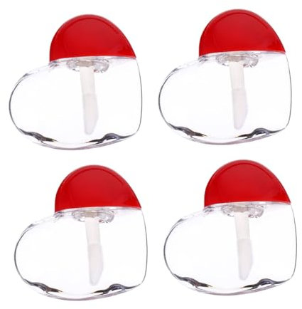 TOVINANNA 60pièces Flacons Forme De Cœur Pour Lip Gloss Contenants Pour Et Cosmétiques Et Compactes