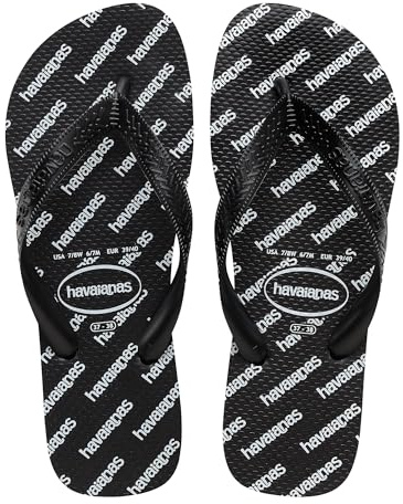 Havaianas - Top Logomanía Essentials, Chanclas Cómodas, Duraderas y Ligeras, Detalles de Logos en la Suela, Adultos Unisex