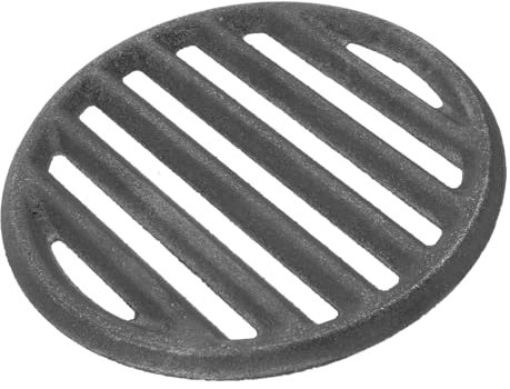 Toddmomy Iron Fire Grate Stainless Steel High Heat Charcoal Fire Grate for Outdoor Grill Accessories(12cm