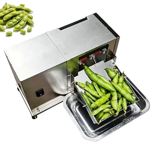 Desgranadora Eléctrica De Guisantes, Desgranadora Semiautomática De Habas Con Interruptor De Autobloqueo, Puerto De Alimentación De Doble Cuchilla, Peladora De Guisantes De Acero Inoxidable